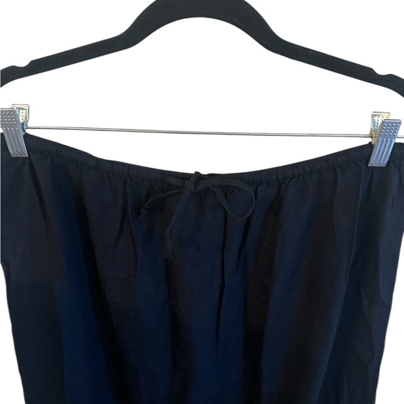 Free People Free-Est Linen Skirt Set Size Medium Black White Two Piece Set - Picture 8 of 15